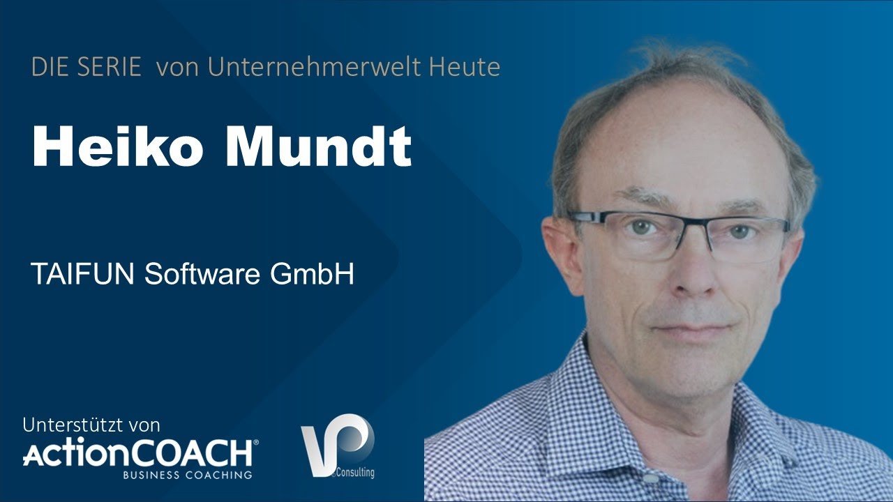 Heiko Mundt gründete mit TAIFUN Software 