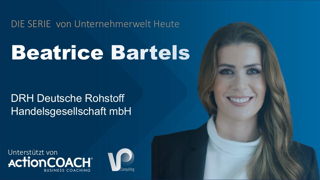 Beatrice Bartels gründete mit der DRH Deutsche Rohstoff Handelsgesellschaft