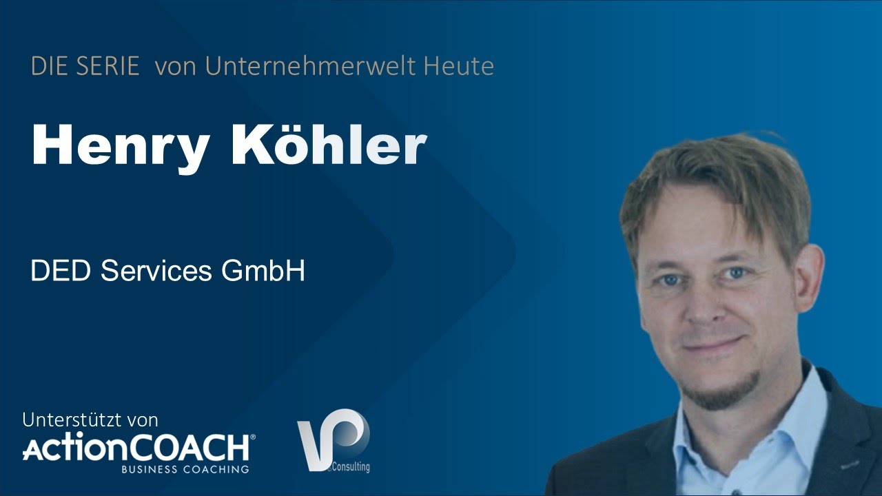 Henry Köhler von der DED Services GmbH 