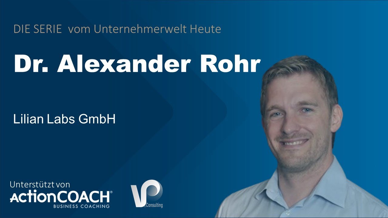 Dr. Alexander Rohr bringt mit Lilian Labs frischen Schwung in die Wasseranalyse
