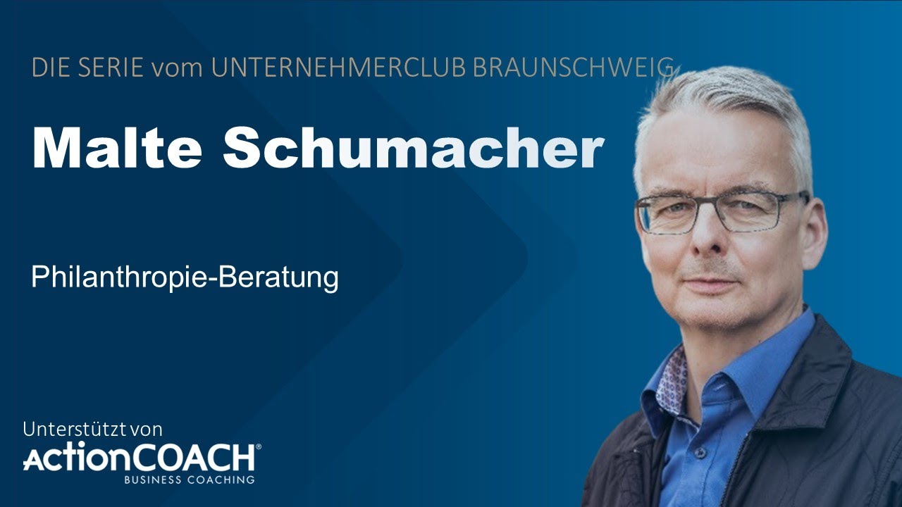 Mit Sinn und Strategie: Malte Schumacher über moderne Philanthropie